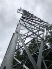 ASTM123 Galvanizli 110KV Güç Dağıtım Çelik Kafes Kulesi