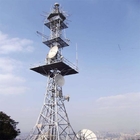 Sinyal İletimi için Kendinden Destekli Q235 Q345 Çelik Telekom Hücre Sitesi Kulesi