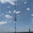 Telekomünikasyon için 15 - 80m Yükseklik Galvanizli 3 Ayaklı Boru Çelik Kule