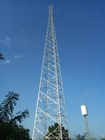 Telekomünikasyon için Dört Ayaklı Kendinden Destekli İletişim Kulesi Açısal Çelik