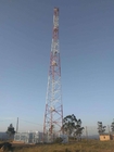 4 Ayaklı Açısal Telekomünikasyon Çelik Kule Anten Mobil Galvaniz