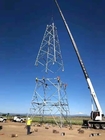 Saha Projesi İçin Kafes Çelik Kule İletim Hattı Elektrik