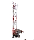 Q345 Q235 Telekomünikasyon Sıcak Daldırma Galvanizli Çelik Çatı Kulesi
