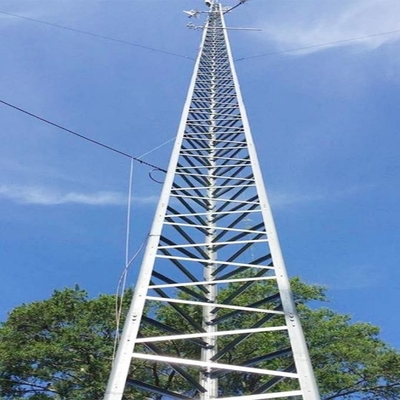 3 Ayaklı ASTM A36 ASTM A572 GR65 GR50 Kafes Telekom Kulesi