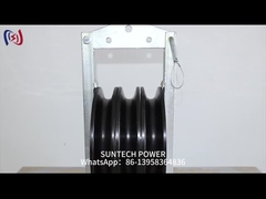 İletim Hattı Neopren Astarlı Alüminyum Üçlü İletken Çekme Bloğu