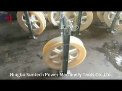 508mm Naylon Kasnaklar Transmissoin Hattı İletken Çekme Kasnak Blokları