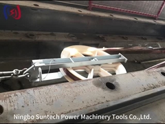 Tek kablo çekme katranı kablo kondüktörü için kanca ile