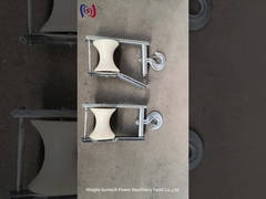 Havai Hat İçin 80mm Hava Kablosu İletken Kasnak Çekme Rulo Bloğu