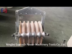 Topraklama Makaralı 508 mm İletim Hattı İletken Çekme Kasnak Bloğu