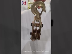 Yuvarlak Göz Tipi 3t Kablo Pulley Blokları Çelik İletişim hattı Işınlama Araçları