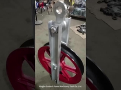 İletim Hattı İçin Tek Naylon Tekerlek İletken Kasnak Çekme Blokları