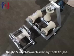 10 KN Köşe Kablo Rolü Üç Kütüklü Köşe Rolü Topraklı İpleme Araçları