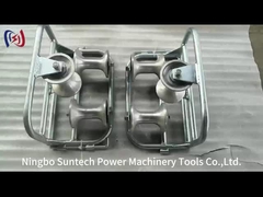 Alüminyum alaşım tekerlekleri ile üçlü köşe zemin 140mm kablo çekme tekerlekleri