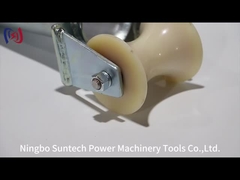 200 mm çelik çan ağızları boru girişleri için ağır yüklü kablo rulları