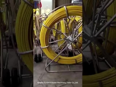 Enerji Mühendisliği Fiberglas Kablo Kanalı Çubuk İticisi 13mm İzlenebilir