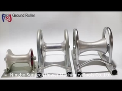 ISO Alüminyum Alaşım Düz Çizgi Zeminleme Kablosu Düğme Rolü Çelik Kablo Rolü