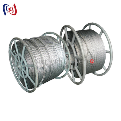 Kalite  Transmission Line Anti Twisting Braided Galvanised Conductor Steel Pilot Wire Rope fabrika