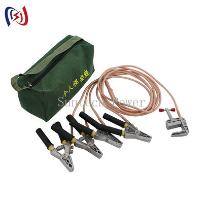 Kalite  Three phase 25mm Plug Construction Earth Wire Personal Grounding Wire Safety Tools fabrika