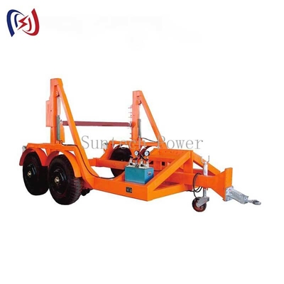 Kalite  Heavy Duty Cable Reel Trailer 20T Capacity for Industrial Transport fabrika