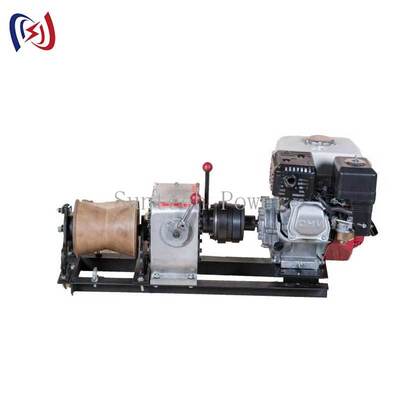 Kalite  High Speed Fast Powered Winch with 3-5T Tractive Force and 5-24m/Min Traction Speed for Power Line Work fabrika