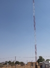 110KV Anten Telekomünikasyon Kulesi Galvanizli Köşeli Çelik Radar Yapısı