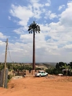 Telekomünikasyon için Kamufle Palmiye Ağacı Çelik Monopole Kulesi