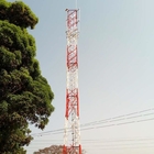 Q235 Telekomünikasyon RDU RDS için Sıcak Daldırma Galvanizli Çelik Kule
