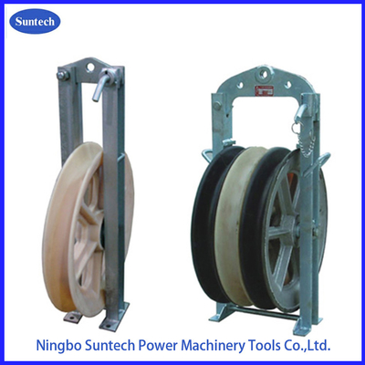 508x100mm Pilot Bundled Conductor Stringing Blocks For Transmission Line (İletişim hattı için 508x100mm pilot bundled kondüktör ip blokları)
