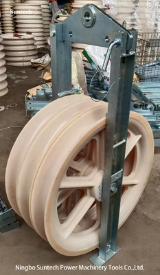 916 X 110mm Havai İletim Hattı Beş Kasnak İletken Çekme Blokları