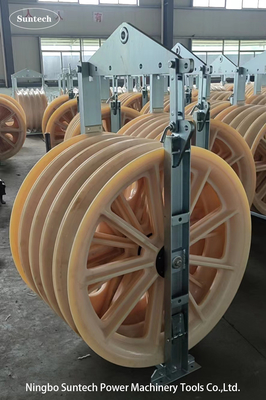1160mm Büyük çaplı iletken kablo çekme katranı ipleme bloğu MC Naylon bloğu
