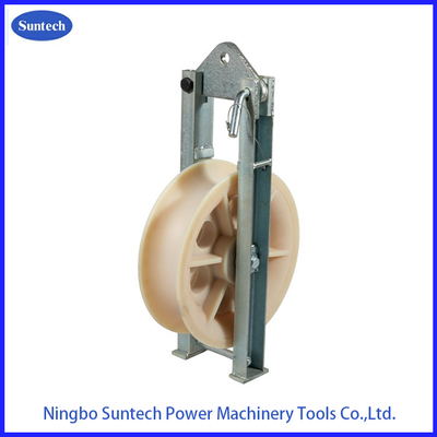 15 - 60 KN Kuleleri Yapılandırma Araçları MC Nylon Kırık Tek Yönetici Pulleys