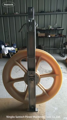 Evrensel optik fiber kablo ipleme ekipmanları 20KN OPGW kablo ipleme bloğu