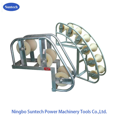 Telekomünikasyon Yeraltı Kabloları Pithead Roller Conductor Stringing Tools