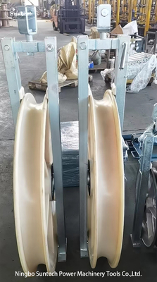 916X110mm 5 Kasnak ACSR 720 İletim Hattı Çekme Blokları