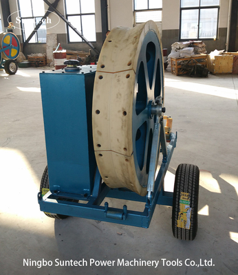 OPGW Stringing 7.5kN 1100mm Gerginlik Tekerleği ile Hidrolik Kablo Gergisi