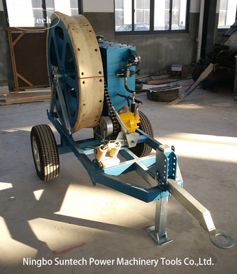 OPGW Stringing 7.5kN 1100mm Gerginlik Tekerleği ile Hidrolik Kablo Gergisi