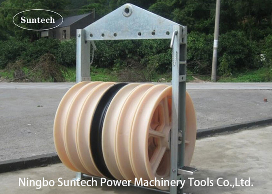 660mm Büyük çaplı Nylon Kırıkları Toplu Pulley Conducer Pulley Stringing Block