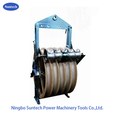İnşaat İşleri Stringing Power Conductor Cable Pulley Block