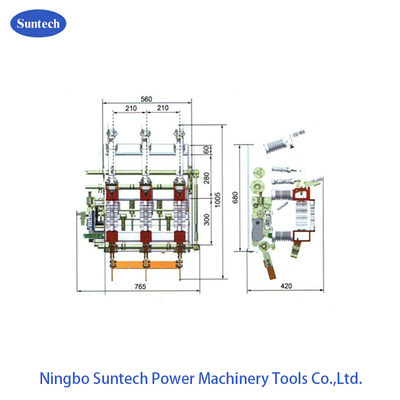 IEC 60420 10KV Yüksek Gerilim Vakum Yük Ayırıcı Anahtarı