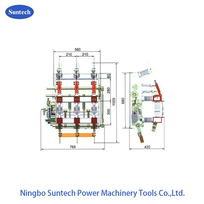 IEC 60420 10KV Yüksek Gerilim Vakum Yük Ayırıcı Anahtarı