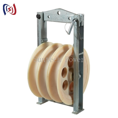660mm Büyük çaplı Nylon Kırıkları Toplu Pulley Conducer Pulley Stringing Block