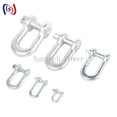 Sıcak Daldırma Galvanizli Karbon Çelik 120KN 16mm D Kelepçe