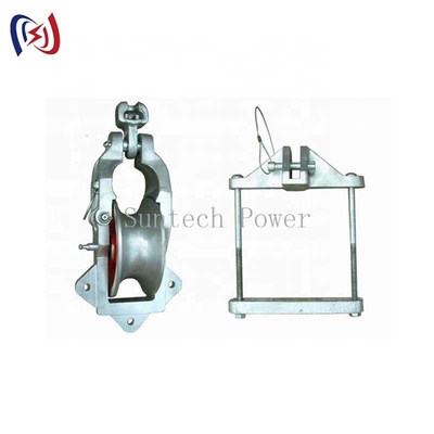 Universal Stringing Pulley Block Elektrik Enerjisi İnşaatı İçin Temel Üstten İletişim Hatları Araçları
