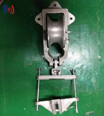 Universal Stringing Pulley Block Elektrik Enerjisi İnşaatı İçin Temel Üstten İletişim Hatları Araçları