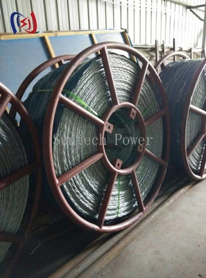 Elektrik hattı inşaatı için yüksek dayanıklı galvanizli kablo