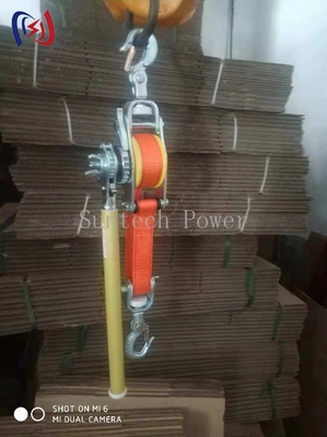 Yüksek Voltajlı yalıtılmış sıkıştırıcı Dielektrik koruma 15kV'ye kadar Canlı hat bakımı için iletken olmayan naylon yapısı