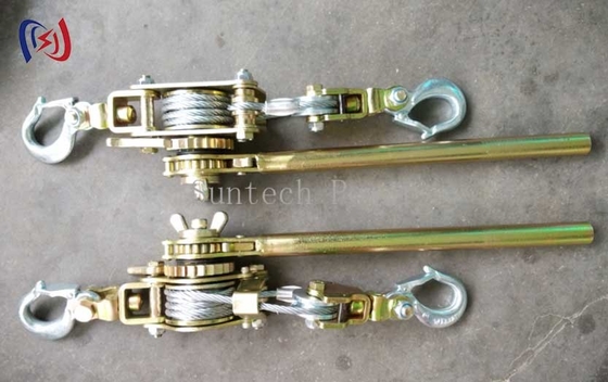 Ratchet Kablo Çekici Tightener Çelik Yapı Kaymaz Yaka Düzenlenebilir Çene Kablo Sabunları için