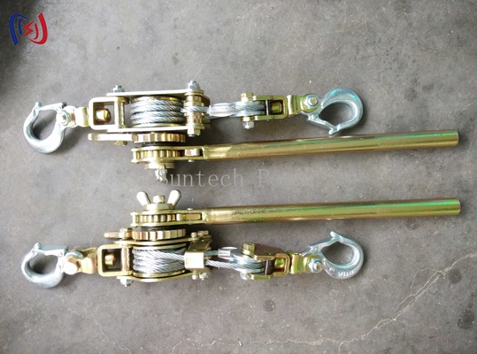 Ratchet Kablo Çekici Tightener Çelik Yapı Kaymaz Yaka Düzenlenebilir Çene Kablo Sabunları için