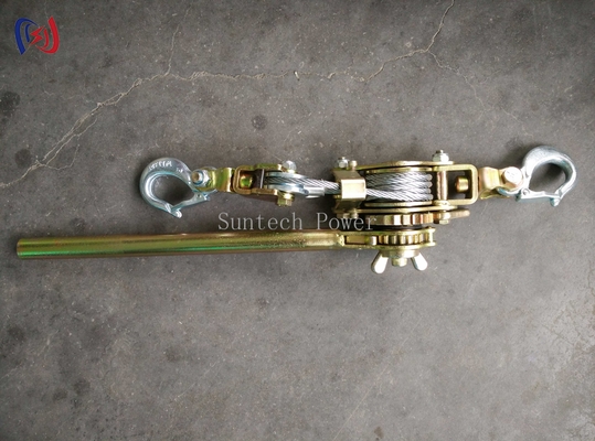 Ratchet Kablo Çekici Tightener Çelik Yapı Kaymaz Yaka Düzenlenebilir Çene Kablo Sabunları için