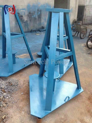 Hidrolik Sütun Tipi Kablo Makarası Standı Ayarlanabilir 0,8m - 20m Yükseklik HV Projeleri İçin